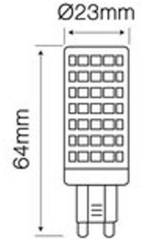 LED line G9 led 10er Pack Leuchtmittel 4W Neutralweiß 350 Lumen