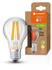 LEDVANCE Led Stromsparlampe, Filament Birne mit E27 Sockel, Warmweiß (3000K), 5 Watt, ersetzt herkömmliche 75W-Leuchtmittel, besonders hohe Energieeffizienz und stromsparend, 1er-Pack Clear