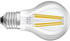 LEDVANCE Led Stromsparlampe, Filament Birne mit E27 Sockel, Warmweiß (3000K), 5 Watt, ersetzt herkömmliche 75W-Leuchtmittel, besonders hohe Energieeffizienz und stromsparend, 1er-Pack Clear