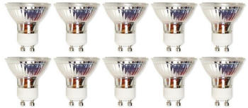 McShine LED-Strahler mcob GU10, 5W, 350 lm, warmweiß, dimmbar, 10er-Pack