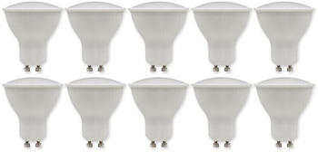 McShine LED-Strahler PV-70-10 GU10, 7W, 540lm, 110°, 3000K,warmweiß, 10er-Pack