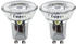 Eglo GU10 2er-Set led Warmweiß 240lm 3W Chrom, Weiss