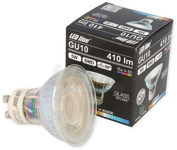 LED line 5x GU10 5W led Leuchtmittel 50° smd 4000K Neutralweiß 410 Lumen