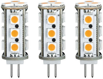 Paulmann 12 x LED Leuchtmittel Stiftsockel 2,5W G4 12V warmweiß 2700K