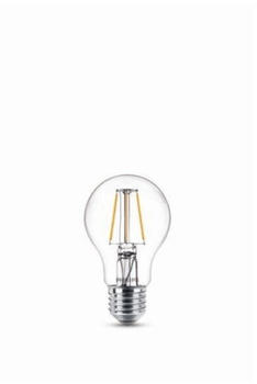 Philips LED Lampe ersetzt 40W, E27 Standardform A60, klar, warmweiß, 470 Lumen, nicht dimmbar, 3er Pack