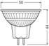 Osram LED SPOT MR16 GL 50 Niedervolt-LED-Reflektorlampe, Retrofit-Sockel GU5.3, 6,5W, 630lm, 2700K, warmweißes Licht, sehr geringer Energieverbrauch, lange Lebensdauer, keine Aufwärmzeit