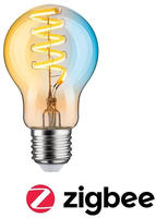 Paulmann LED-Leuchtmittel "Smart Filament AGL 600lm 2200K-5500K gold 230V" 1 Stk.