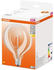 Osram LED-Lampen, klassische Ballform, 60 Watts Ersatz, E27, G125, 2700 Kelvin, Warm weiß, Klares Glas, single Pack