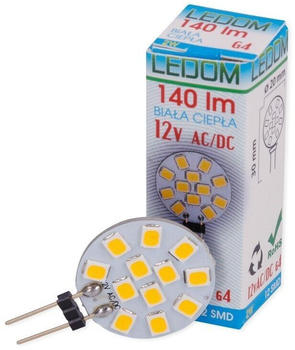 LED line G4 2W 12V LED Lampe Warmweiß 3000K 140 Lumen Stiftsockellampe Leuchtmittel Energiesparlampe