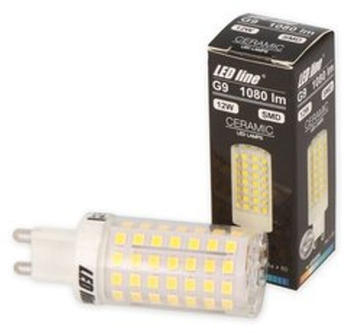 LED line G9 LED 2er Pack Leuchtmittel 8W Warmweiß 750 Lumen Stiftsockel Energiesparlampe Glühbirne Glühlampe sparsame Birne