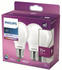 Philips LED-Lampe Äquivalent 75W E27 Kaltweiß, nicht dimmbar, Glas, 2er-Set
