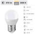 Eglo E27 G45 LED Leuchtmittel 470lm 4,9W 360° 3000K warmweiss opal 47x88mm
