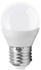 Eglo E27 G45 LED Leuchtmittel 470lm 4,9W 360° 3000K warmweiss opal 47x88mm