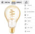 Eglo LED Leuchtmittel Birne E27 4W amber