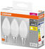 Osram BASE CLASSIC B 40 FR LED-Lampe mit Sockel E14, Minikerzenform, 3er Pack, 4,9W, 470lm, 2700K, warmweißes Licht, geringere Wärmeentwicklung, sehr geringer Energieverbrauch, lange Lebensdauer
