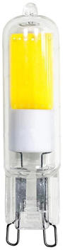 NCC-Licht LED COB Stiftsockel Leuchtmittel 2W = 21W G9 klar Glas kaltweiß 6500K Tageslicht