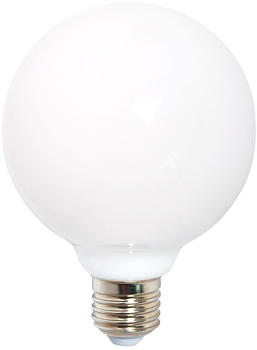 NCC-Licht LED Leuchtmittel Glühbirne G80 8W = 60W E27 opal 360° warmweiß 2700K