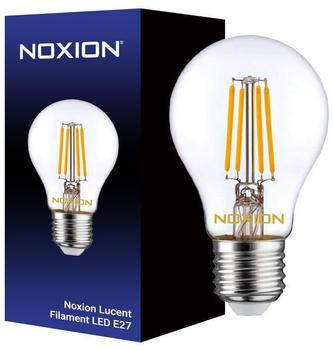 Noxion Lucent Fadenlampe LED E27 Birne Klar 4.5W 470lm - 827 Extra Warmweiß | Ersatz für 40W