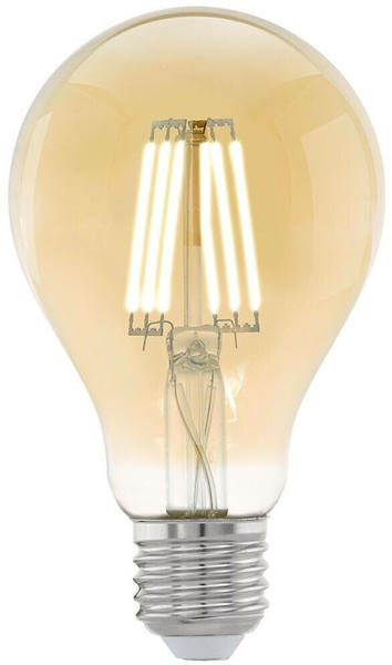 Eglo LED Leuchtmittel A75 E27 Birnenform 4 W warmweiß amber