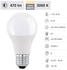 Eglo E27 A60 LED Leuchtmittel 470lm 4,9W 360° 3000K warmweiss opal 60x105mm