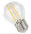 SpectrumLED Filament Leuchtmittel Tropfen Kugel G45 1W E27 klar 110lm 840 neutralweiß 4000K