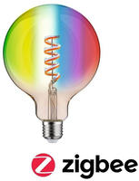 Paulmann LED-Leuchtmittel "Smart Filament G125 470lm 2200K-6500K gold 230V" 1 Stk.