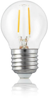 Hellum LED Glühbirne Birne Filament Leuchtmittel E27 Lampe Warmweiß 2700 K, 2,5 W 1 Stück
