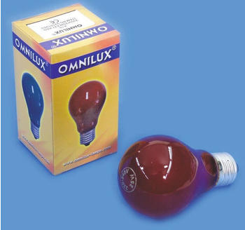 OMNILUX Glühlampe - A19 - E27 - 25W - Rot