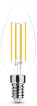 Aigostar E14 LED Leuchtmittel Candle Filament 4w Warmweiß