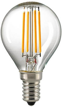 Sigor 4,5W Kugel Filament klar E14 470lm 2700K dimmbar LED Lampe P45