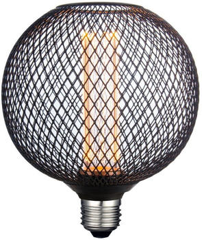 Bioledex LIMA LED Lampe E27 G125 4W 140lm amber metallgitter