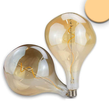 ISOLED E27 Vintage Line LED Dekobirne 165, 4W ultrawarmweiß, Glas amber, dimmbar