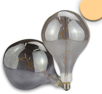ISOLED E27 Vintage Line LED Dekobirne 165, 4W ultrawarmweiß, Glas smoky, dimmbar