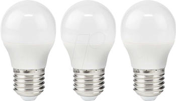 Nedis N LBE27G452P3 - LED-Lampe E27, 4,9 W, 470 lm, 2700 K