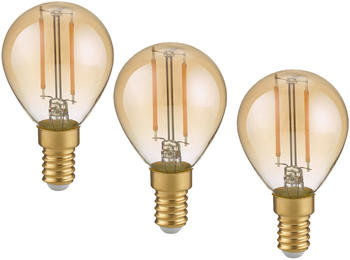 Trio Trio Leuchten E14 Filament led 3Stk. 2 Watt, 225 Lumen, warmweiß, ø 4cm nicht dimmbar