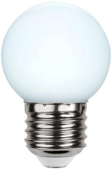 Star Trading LED-Lampe E27 G45 für Lichterketten, weiß 6.500K