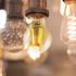 Isolicht LED Leuchtmittel Glas amber, 1x E27 LED 10582AK