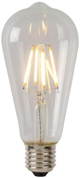 Lucide ST64 Class A LED Filament Lampe E27 7W Transparent 49084/07/60