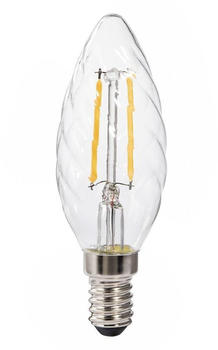 Xavax 112843 LED Lampe Verdrehte Kerze E14 EEK: F 250 lm Warmweiß (2700K) entspricht 25 W
