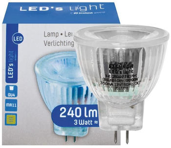 LEDs Light LED-Reflektorlampe GU4 3000K 3W 240lm 30°