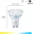 Wiz Tunable White Glas (GU10, 4.70 W, 345 lm, 2 x, F)