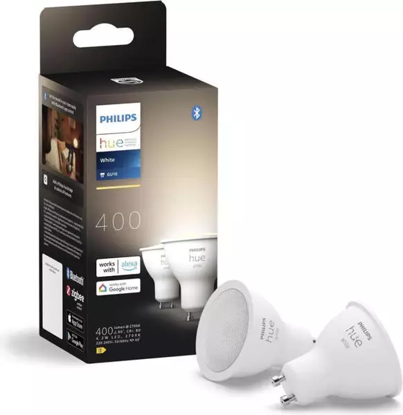 Philips Hue Spot dimmbar GU10 4,2W (929003666902)