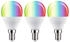 Paulmann 29154 Standard 230V Smart Home Zigbee LED Tropfen E14 3x470lm 3x5W RGBW+ dimmbar Matt Set