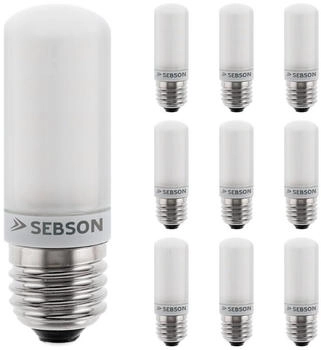 sebson 10er Pack E27 LED 4W Lampe - vgl. 40W Glühlampe - 400 Lumen - E27 LED Warm Weiß - LED Leuchtmittel 280°