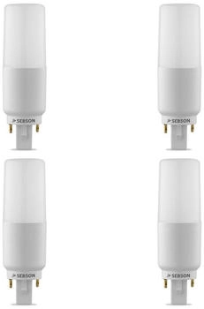 sebson LED Lampe G24 neutralweiß 7W, ersetzt 50W Glühlampe, 660 Lumen, G24d 4er Pack