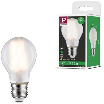 Paulmann Eco-Line Filament 230V LED Birne E27 1er-Set 1055lm 5W 3000K Matt
