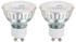 Eglo GU10 Lampe 2er-Set, 2 LED Spots 110148