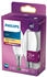 Philips LED Classic E14 Lampe, 25 W, Kerzenform, dimmbar, matt, warmweiß, 2er Pack, Weiß