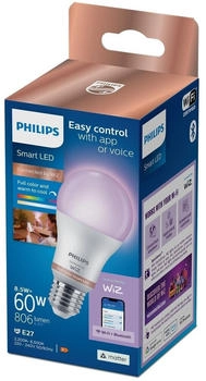 Philips A60 E27 Tunable White & Color 60W Einzelpack