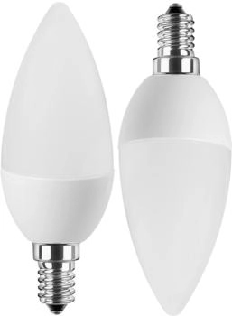 Blulaxa 49795 - LED Lampe C35 E14 4,5W 470 lm NW Doppelpack